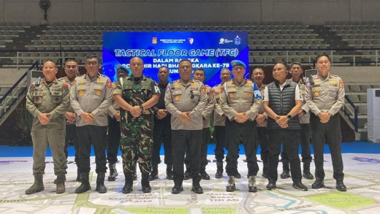 Polri Gelar Simulasi Keamanan Jelang Peringatan Puncak Hari Bhayangkara ke-79