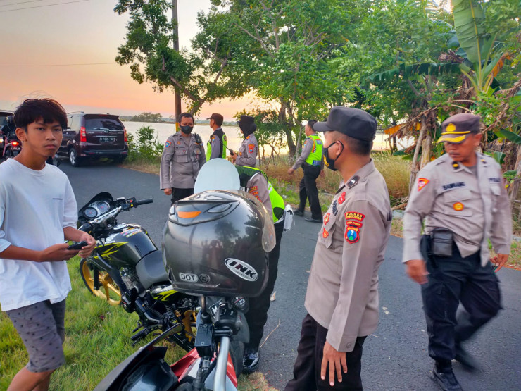 Respon Cepat Aduan 110, Polres Pamekasan Berhasil Amankan Belasan Motor Knalpot Brong