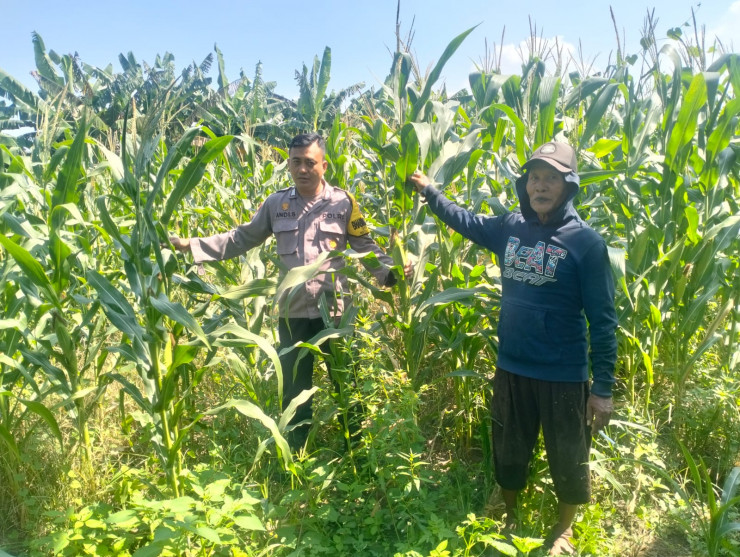Polsek Gedangan Masifkan Pendampingan Program Swasembada Pangan