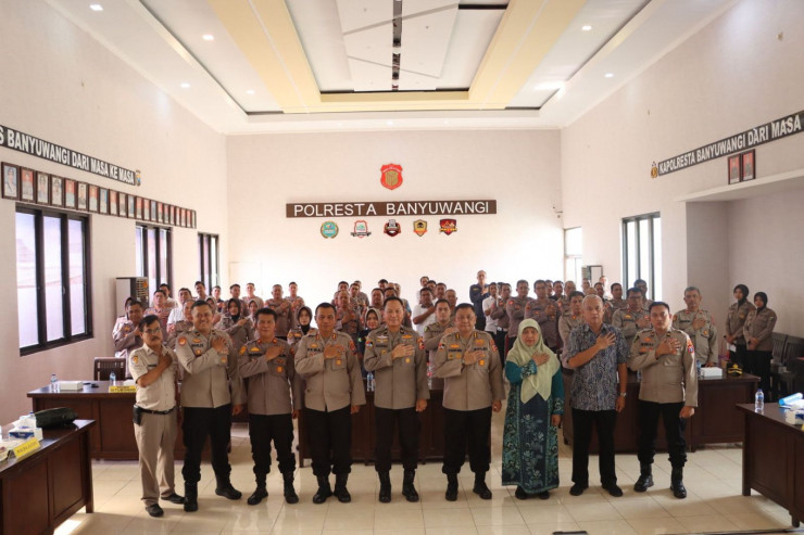 Kapuslitbang Polri Kunjungi Polresta Banyuwangi Wujudkan SDM Berkualitas dan Berdaya Saing