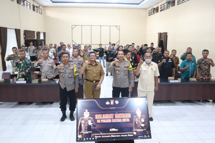 Polres Blitar Kota Gandeng Perguruan Silat Jaga Kamtibmas di Bulan Ramadhan