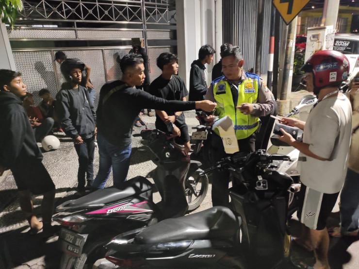 *Polisi Amankan 67 Motor Tidak Sesuai Spektek Diduga Untuk Balap Liar di Surabaya*