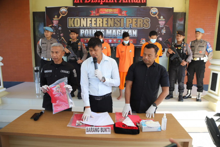 Polres Magetan Berhasil Ungkap Tiga Kasus Narkoba, Pengedar dan Pengguna Diamankan