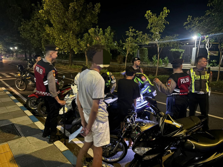 Polres Pasuruan Kota Amankan 8 Unit Motor Tidak Sesuai Spektek, Diduga Balap Liar