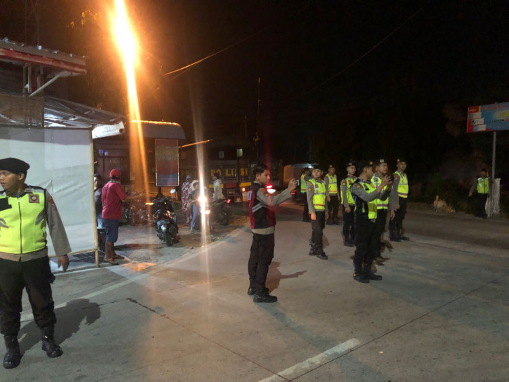 Patroli Malam Polisi Sidoarjo, Antisipasi Kejahatan Jalanan