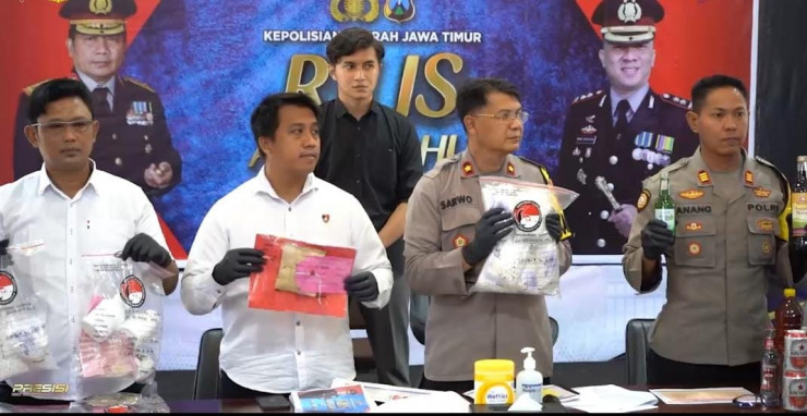 Polresta Mojokerto Berhasil Tekan Kasus Penyalah Gunaan Narkoba Sepanjang Tahun 2022