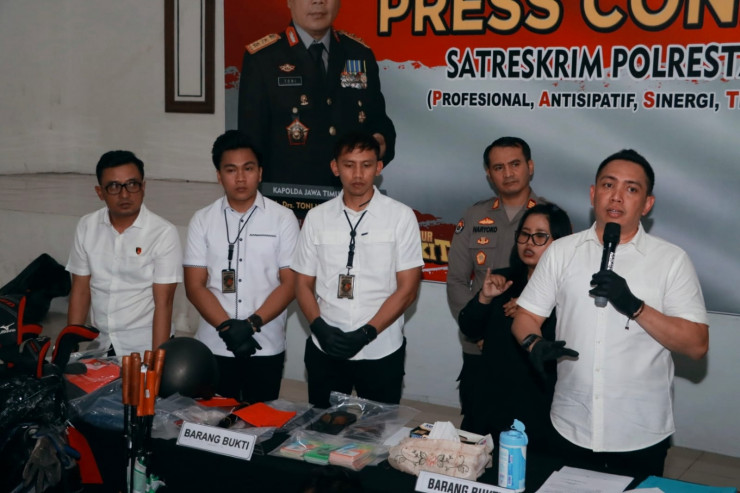 Polisi Berhasil Menangkap Aktor Sandal Berpaku di Surabaya Yang Resahkan Warga