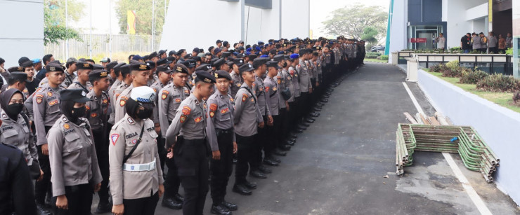 Polda Jatim Latih 350 Personel Khusus Jadi Steward Piala Dunia U-17 di GBT Surabaya