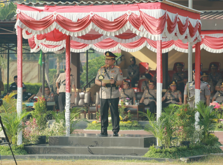 Kapolda Jatim Resmi Membuka Diktuk Bintara dan Tamtama Polri Gelombang II di SPN Bangsal