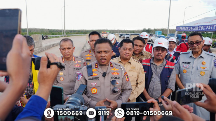Kakorlantas Polri Tinjau Jalan Tol Banyuasin–Betung: Prioritaskan Keselamatan &amp; Evaluasi Kepadatan Lalu Lintas