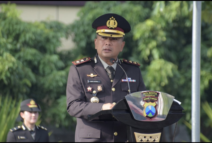 Polresta Sidoarjo Gelar Upacara Hari Ibu Ke-96
