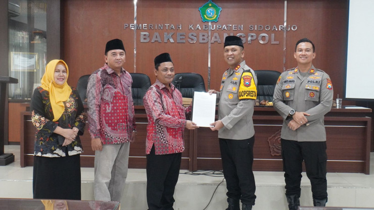 Silaturahmi ke FKUB, Kapolresta Sidoarjo Semakin Kuatkan Kerukunan Umat