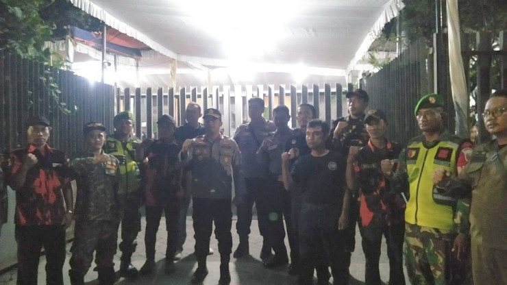 Sinergitas Amankan Paskah di Krian