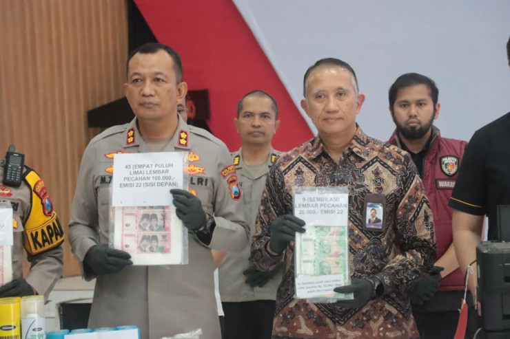Polresta Sidoarjo Ungkap Jaringan Upal Lintas Provinsi Amankan 3 Tersangka