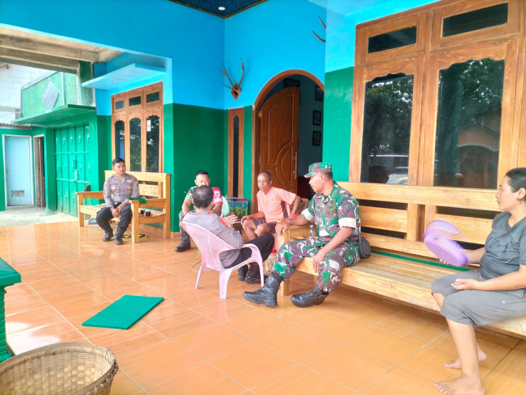 Sinergitas TNI - Polri Sambang Tokoh Masyarakat di Ngawi