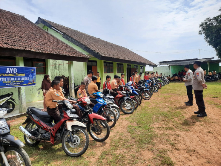 Polres Ngawi Beri Pembinaan pada Para Pelajar, Cegah Kenakalan Remaja