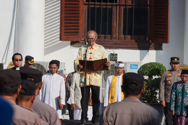 Do'a Lintas Agama di Polrestabes Surabaya, Sambut Hari Bhayangkara Ke-78