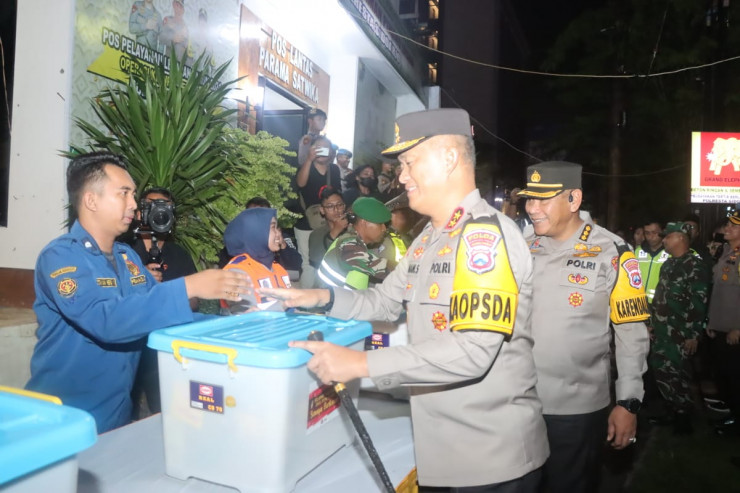 Malam Takbir Idul Fitri di Sidoarjo Berjalan Aman dan Kondusif