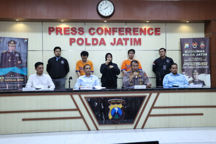 Polda Jatim Berhasil Amankan Dua Tersangka Order Makanan Fiktif dengan Keuntungan Rp 2 Milyar