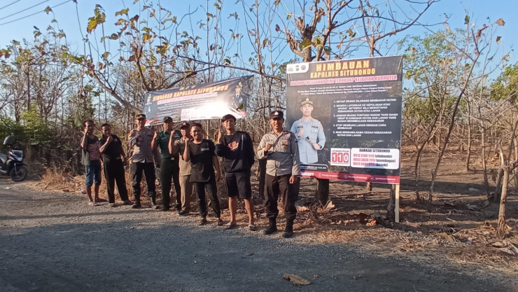 Kapolres Situbondo Himbau Masyarakat Ikut Berpartisipasi Cegah Kebakaran Hutan