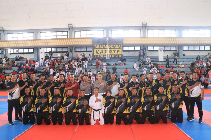 Polrestabes Surabaya Gelar Kejuaraan Karate, Cetak Atlet Berprestasi Masa Depan