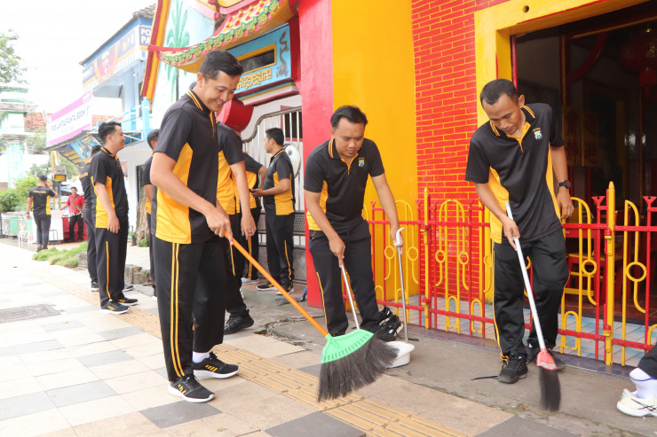 Sambut Bhayangkara ke-79, Polres Tuban Gelar Bakti Religi
