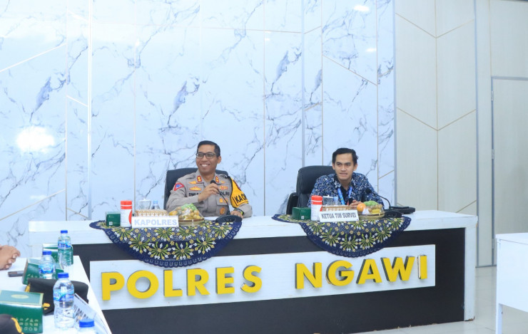 Hasil Survei IKM, Sistem Pelayanan Polres Ngawi Tahun 2024 Cenderung Meningkat