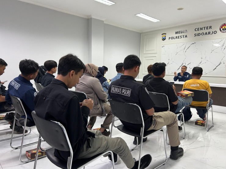 Tahap Kampanye Pilkada, Polresta Sidoarjo Gandeng Jurnalis Online Cegah Hoaks