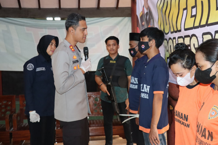 Polres Pamekasan Berhasil Ungkap 9 Kasus Narkoba, 10 Terduga Pelaku Diamankan