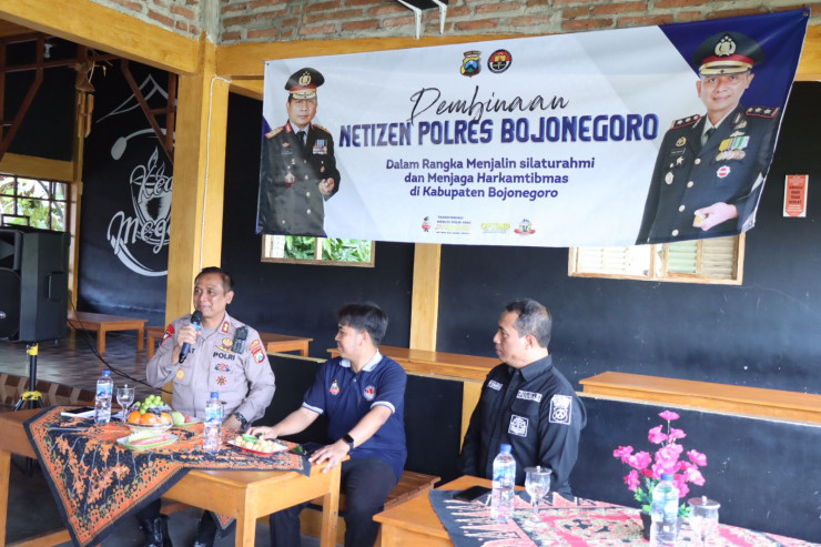 Sinegitas Polres Bojonegoro Bersama Netizen Cegah Hoaks Pada Pemilu 2024