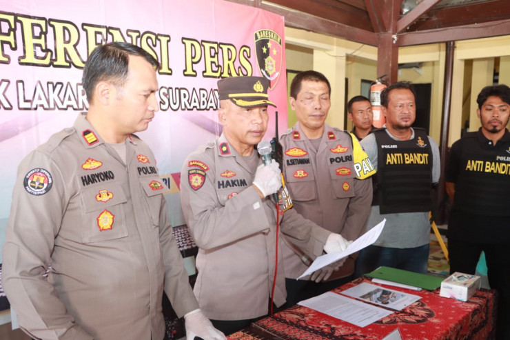 Polisi Berhasil Amankan Tiga Tersangka Begal Bersajam di Citraland Surabaya