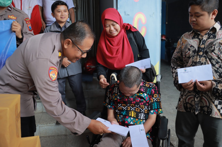 Perpenca Beri Apresiasi Polres Jember Sentuh Hati Disabilitas dan ODGJ