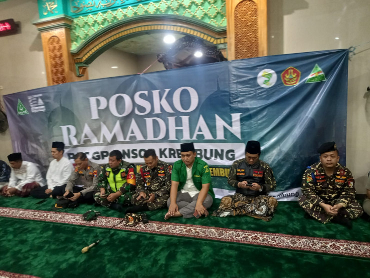 Kapolsek Krembung, Ajak Banser Jaga Kondusifitas Kamtibmas