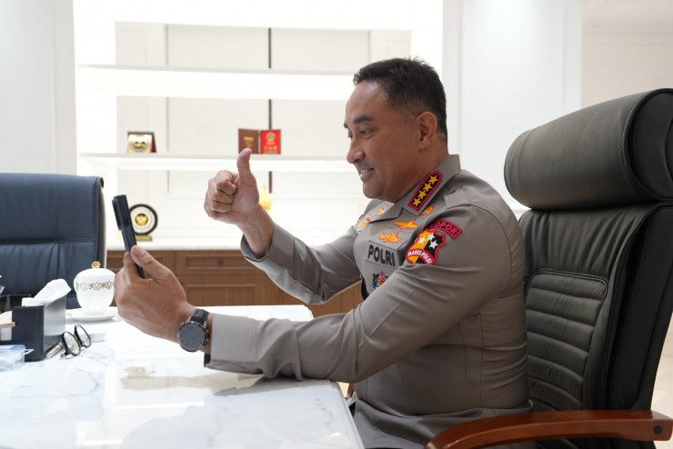 Kapolri Suyudi Beri Dukungan kepada Iptu Agus yang Alami ISPA saat Bertugas Padamkan Karhutla