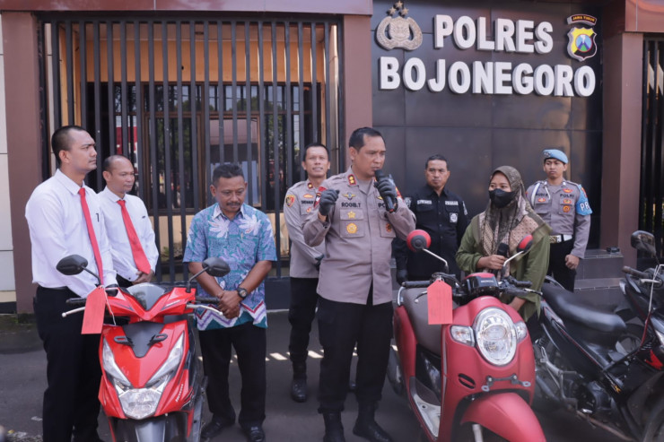 Polres Bojonegoro Ungkap Kasus Curanmor di 33 TKP, Tiga Tersangka Berhasil Diamankan