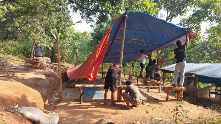 Polres Nganjuk Bongkar Tiga Lokasi Sekaligus Diduga Tempat Judi Sabung Ayam