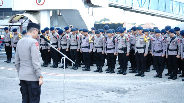 Mabes Polri Berangkatkan 219 Personel dan Bantuan Logistik untuk Mitigasi Bencana Alam di Sumatera Utara